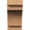 Ekena Millwork Mediterranean Rough Sawn Rafter Tail, Western Red Cedar, 4"W x 8"H x 16"L RFT04X08X16MED00RWR - alternate 2